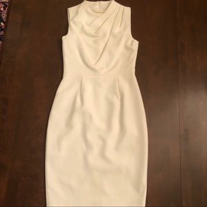 Black Halo NWOT Size 2 Ivory Sheath Dress